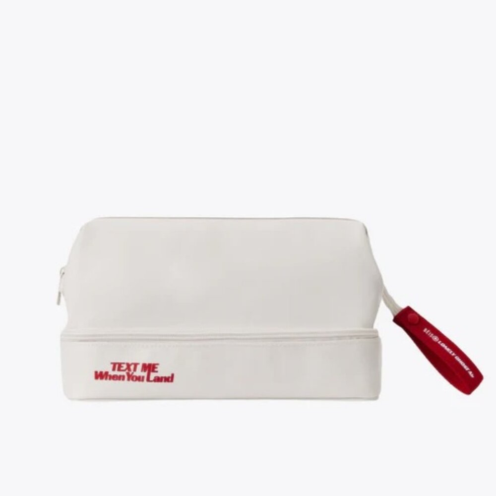 BEIS The Dopp Kit in Ghost White - Lonely Ghost